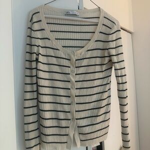 Zara Striped Cardigan